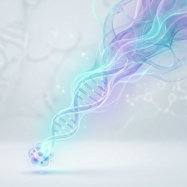 Highly detailed DNA strand light